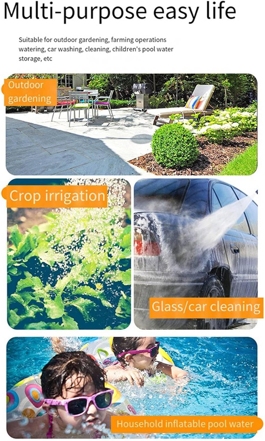 2X 360°Tree Water System Tree Root Watering Tool, Ring Circle Sprinkler Irrigation System Targeted Water for