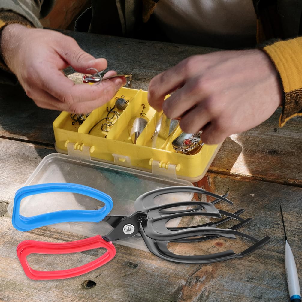 GANAZONO 4pezzi Pinza Per Pescatori Con Impugnatura Ergonomica Strumento Multi-funzionale Per Cattura Pesci Clip Antiscivolo Plastica Per Controllo Sicuro Dei Pesci