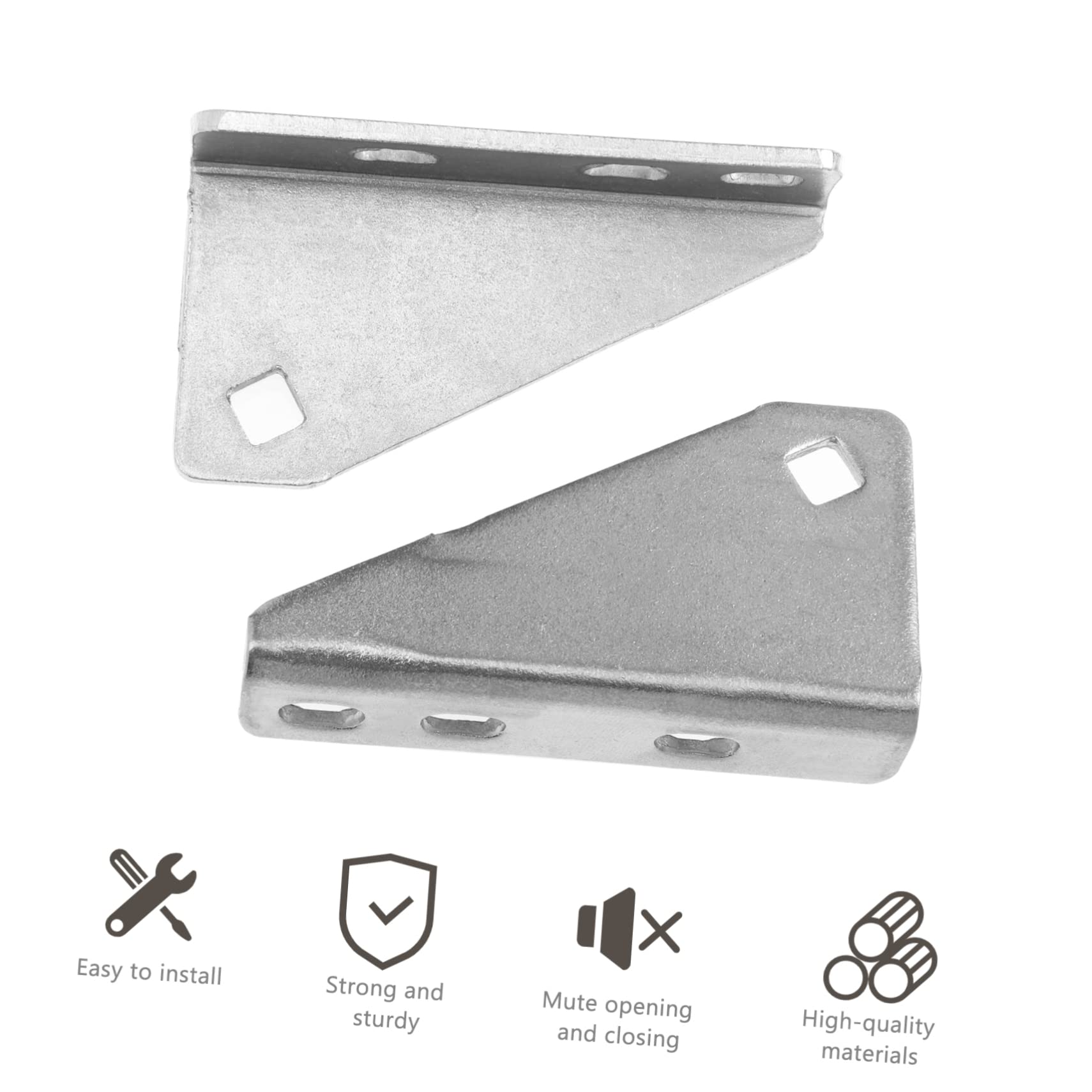 2pcs Accessoires d'arbre de porte de congélateur Charnière de porte à ressort Charnières de porte Charnières de porte d'armoire de cuisine Charnières de placard Charnières de clôture Charnière de port