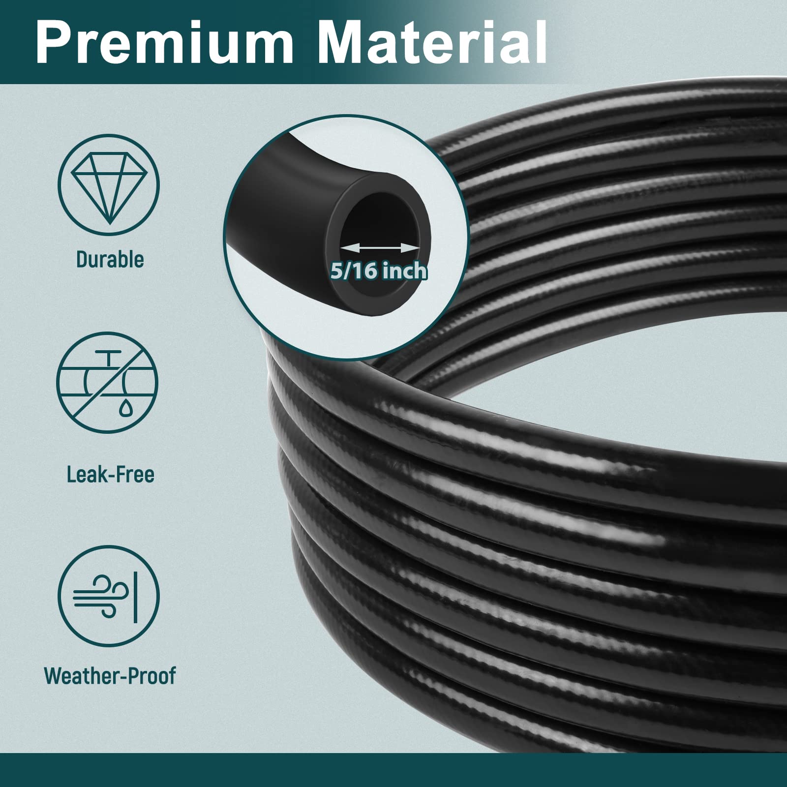 GASPRO 18Foot RV Quick Connect Propane Hose for Camping Grill, Camp