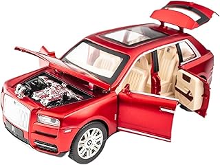 Scale Finished Model Car 1/24 for Rolls-Royce Cullinan Luxury Sedans with Pull Back Scale Metal Car Model Miniature Die-ca...