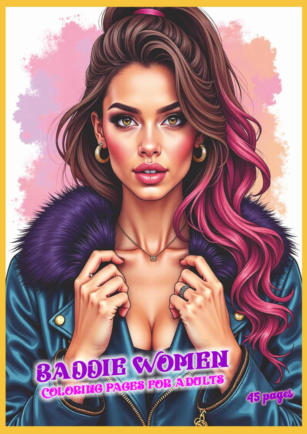 Baddie Women Coloring pages for adults