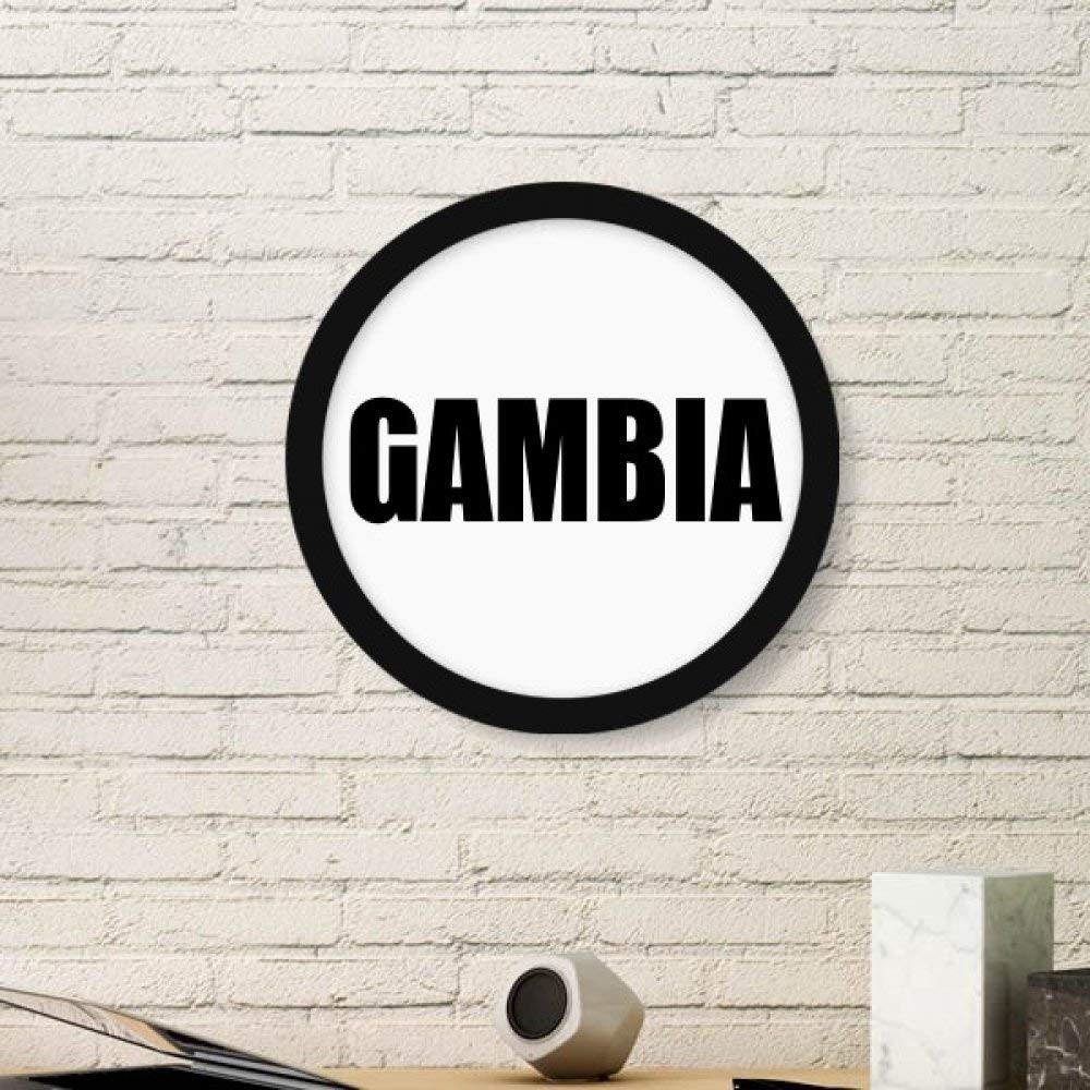 Cadre photo de Gambie en bois de qualite artisanale finition noir mat