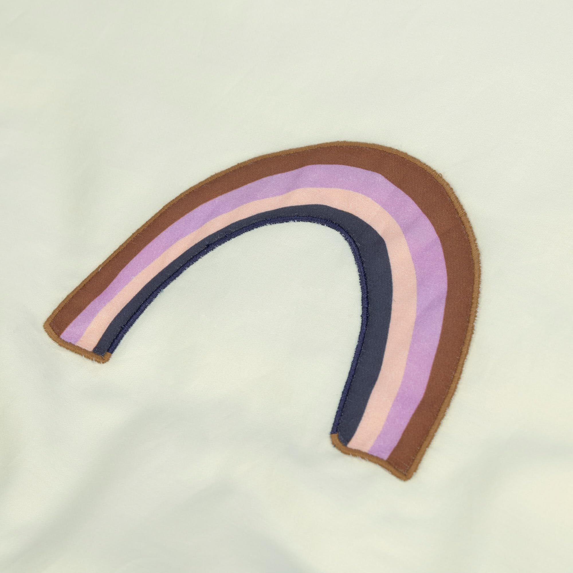 LÄSSIG Juego de Ropa de Cama Infantil de algodón orgánico, Certificado Gots de 2 Piezas, Juego de Cama Rainbow Milky/Menta