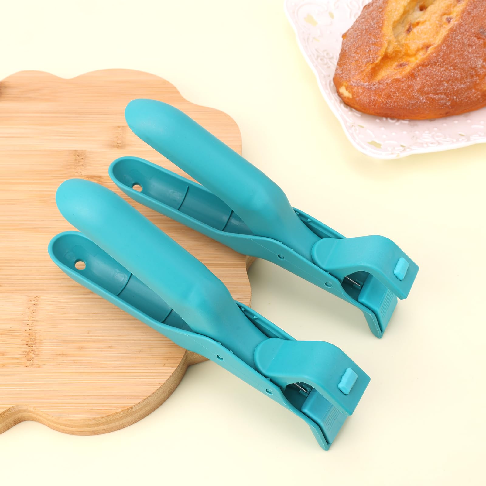 2er Set Anti-Verbrühungs-Schüssel-Clips Aus Silikon – Hitzebeständig, Rutschfest, Für Töpfe & Mikrowellen