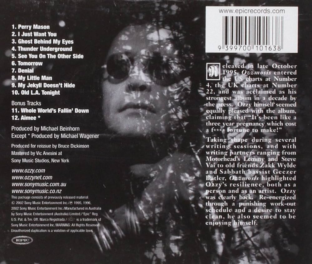 Ozzmosis (Remastered): Amazon.ca: Music