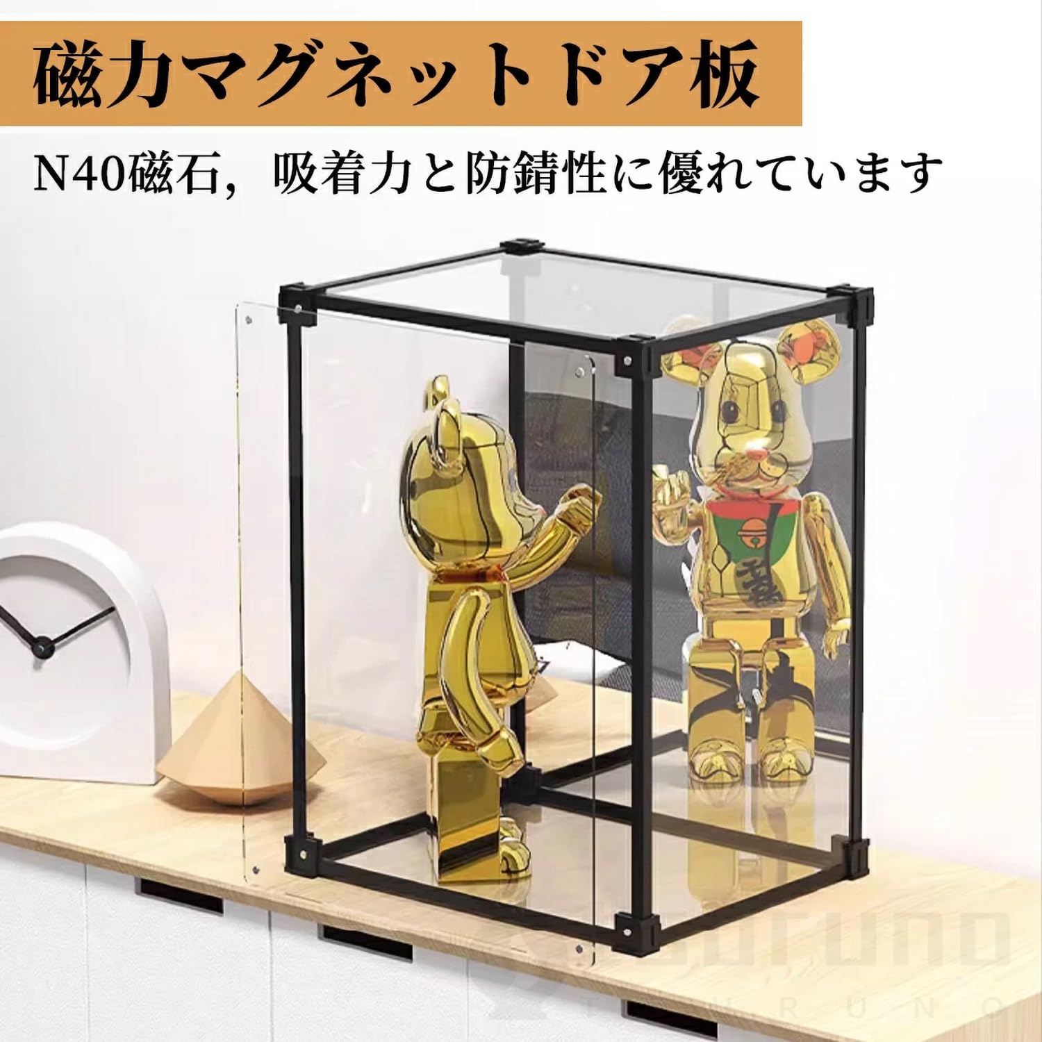 【サイズ:幅40×奥行25×高さ30cm】フィギュアケース アクリル UVカット Amazon.co.jp: COOLTAKU フィギュアケース UVカット アクリル