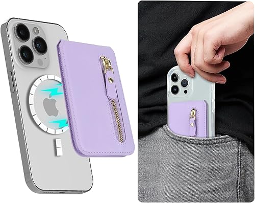 Miniatura 2 de Cavor Cartera Magsafe para Apple Magsafe con soporte ajustable, cartera magnética para iPhone 14 Pro Max14 Pro1514 Plus1312, tarjetero Magsafe,