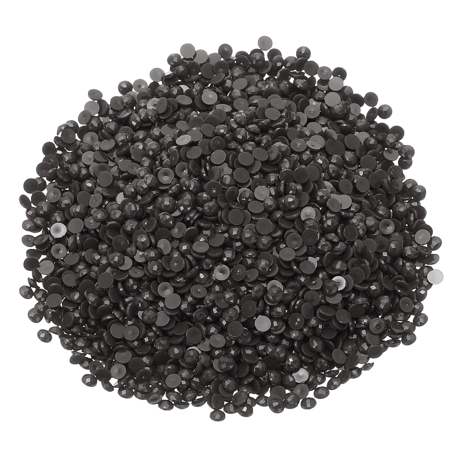 PATIKIL 6000 Pcs Diamond Art Painting Replacement Beads, Resin Crystal Painting Rhinestones, Diamond Art Accessories for Nails Crafts DIY Makeup, Black Grey