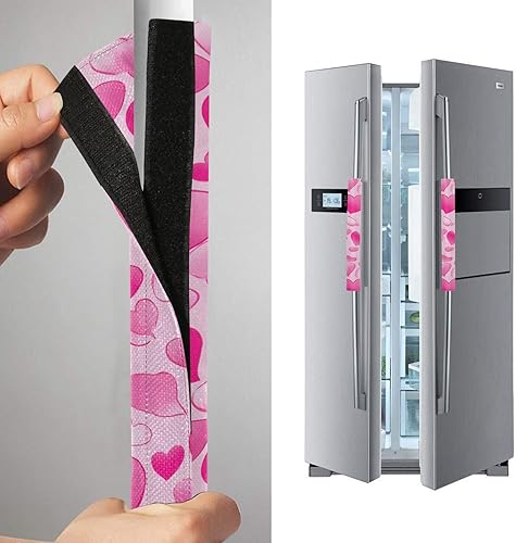 Miniatura 10 de Boccsty Fundas para manija de puerta de refrigerador, 2 unidades, decoración de otoño, Halloween, cocina, cocina, cocina, guantes, hornos, paño para