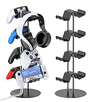 Vista 8 de Kytok Gamer Gifts, Headset Stand 5 Tiers with Cable Organizer, Controller Stand Compatible with PS5/Xbox/Nintendo Switch/PS Portal/PS4, Headset