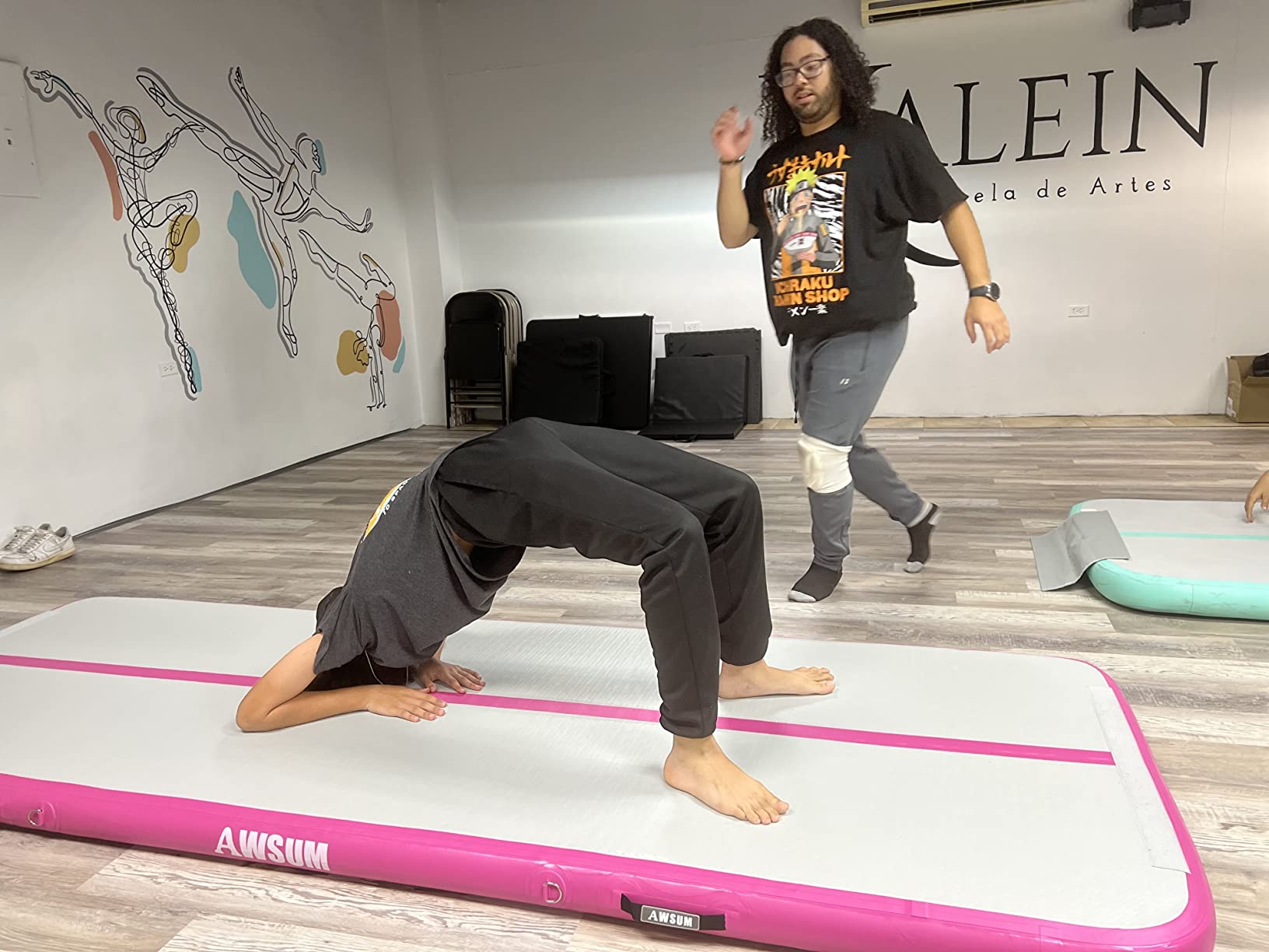 19/mo Finance AWSUM Inflatable Air Gymnastics Mat 10ft/13ft/16ft/20ft/23ft Training mat 4/8