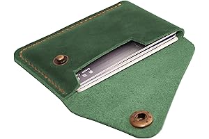 Vertical Leather Business Card Holder - A Stylish and Practical Storage Solution