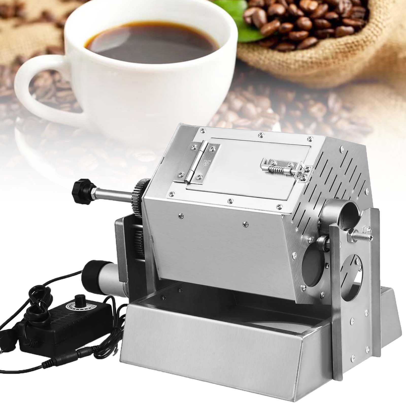 Torréfacteur de Grains de café 5L Commercial en Acier Inoxydable torréfacteur de café torréfacteur de Type Tambour à gaz Machine de torréfaction pour Les Maisons, Les cafés