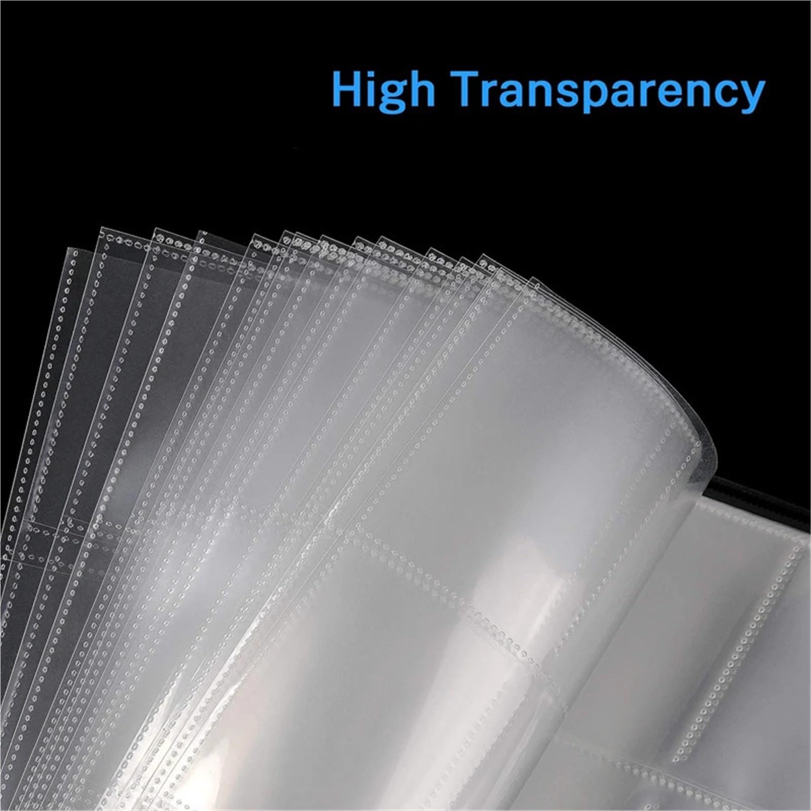 Album Monedas A4 9 Holes 30 Pockets Clear DIY Photo Album Replaceable Inner Pages for Coin Collectors,PP Material Sleeves Collect Book(30 Sheets)