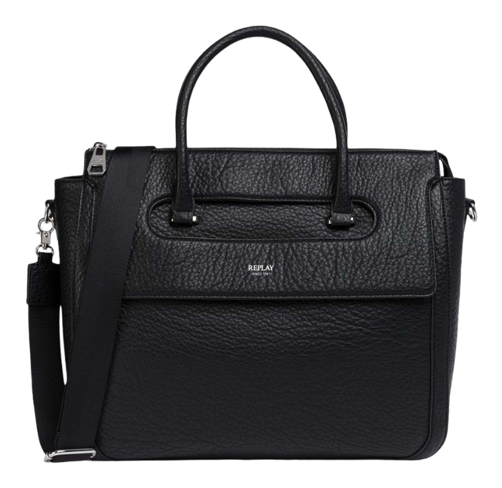 Replay Women Fw3798 Handbag, 0098 Black, Einheitsgröße