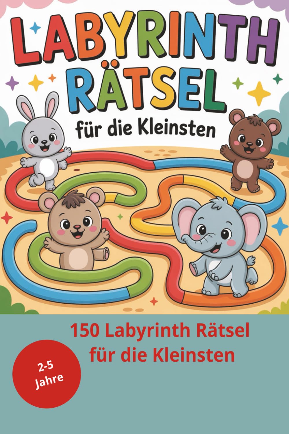 Labyrinth Rätsel für die Kleinsten: Erste künstlerische Aktivitäten