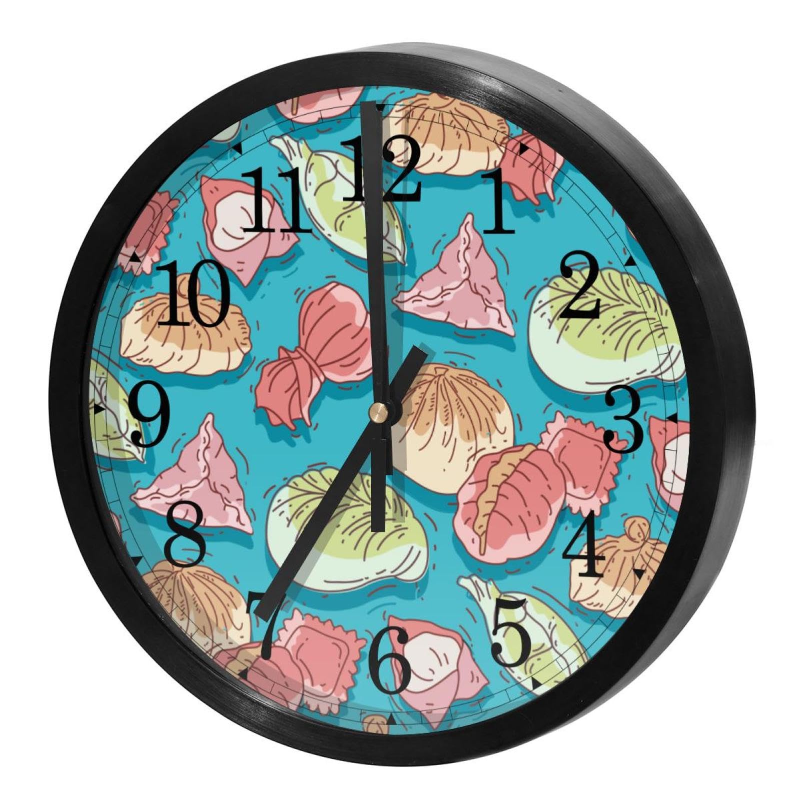 Horloge murale silencieuse pour chambre sans tic-tac stressant avec motif mignon