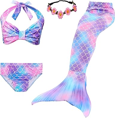 Kids mermaid swimming costume Clearance