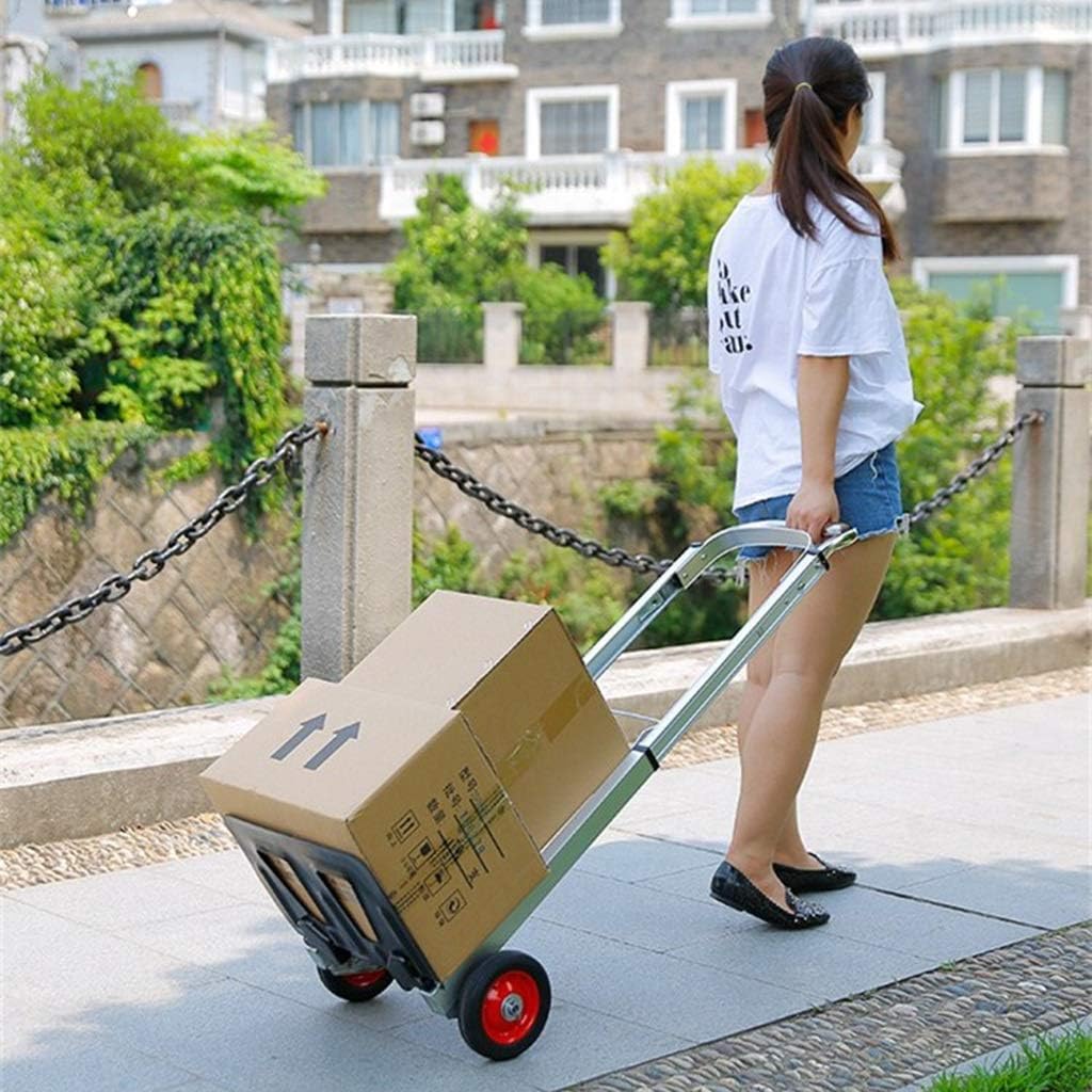 Shopping Cart Sack Car Multi-Function Luggage Cart Garden Portable Tool Cart Folding Cart Home Truck Bearing About 200KG Hand Trucks