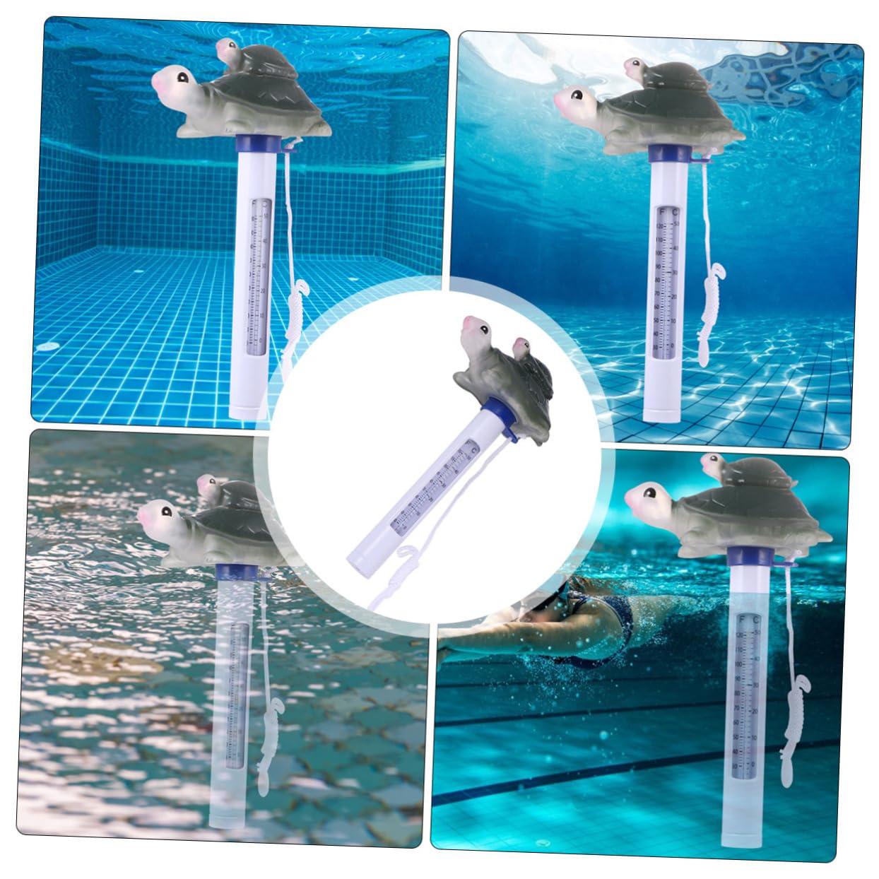 Toddmomy 3 Pezzi Termometro Galleggiante Vasca Da Bagno Per Misuratore Di Temperatura Dell'Acqua Misuratore Di Temperatura Per Vasca Idromassaggio Piscina Termometro