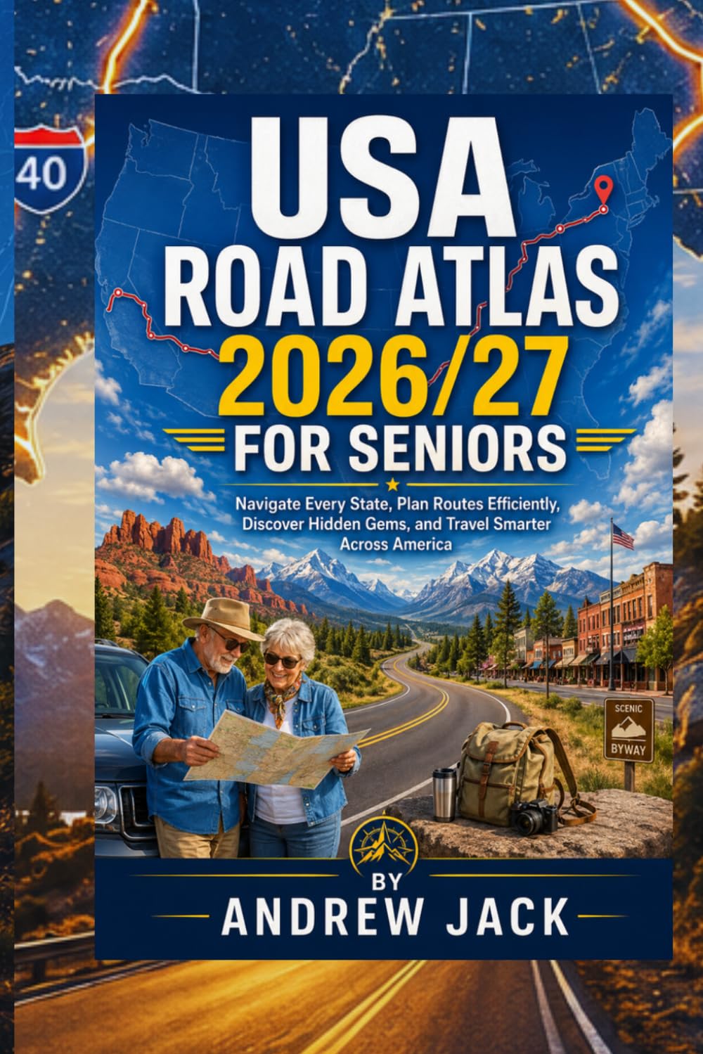 USA ROAD ATLAS 2026/27 FOR SENIORS: Navigate Every State, Plan Routes Efficiently, Discover Hidden Gems, and Travel Smarter Across America