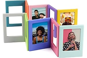 Magnetic Picture Frame 12 Pack Mini Picture Frames Set for Wallet Size Photo