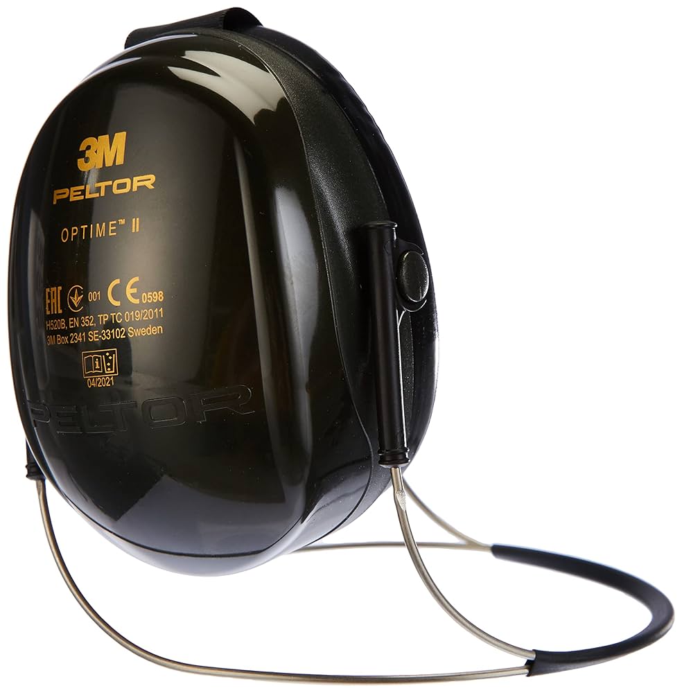 PELTOR 実物　イヤーマフ　パワープラス Amazon | PELTOR 3M 防音用イヤーマフ ネックバンド緑 H520B-408
