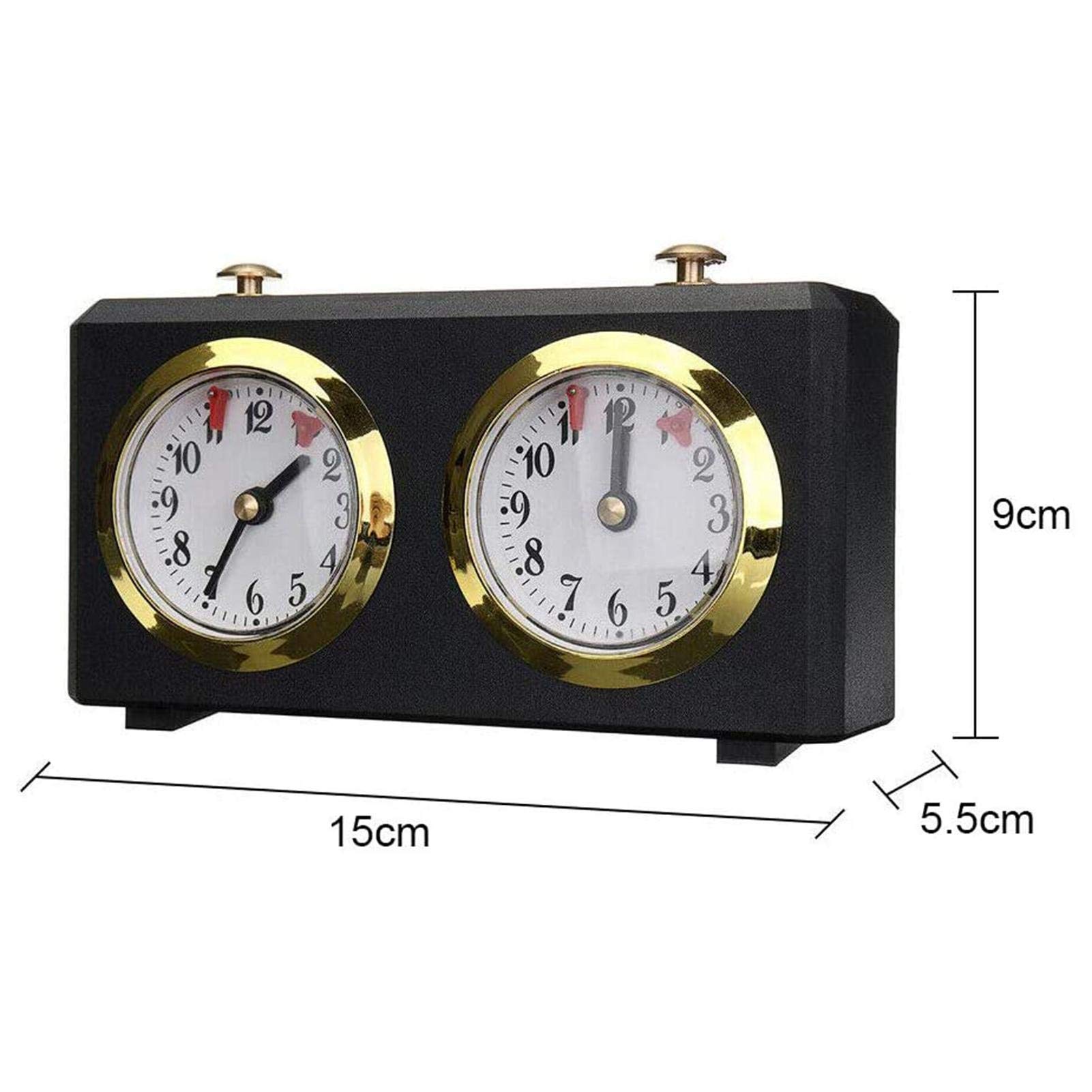 Orologio Meccanico Professionale dei Giochi da Tavolo degli Scacchi Timer per Il Conto alla rovescia degli Scacchi