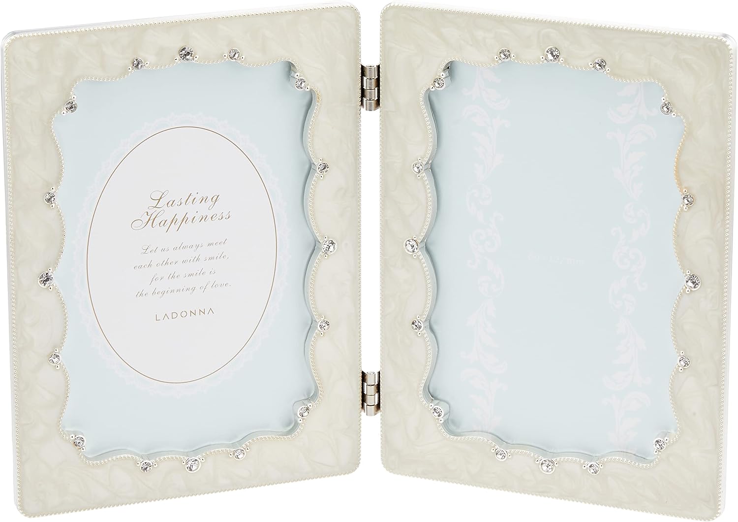 ラドンナ Radonna BJ12-LD-WH Photo Frame, Bridal, White, L Size x 2
