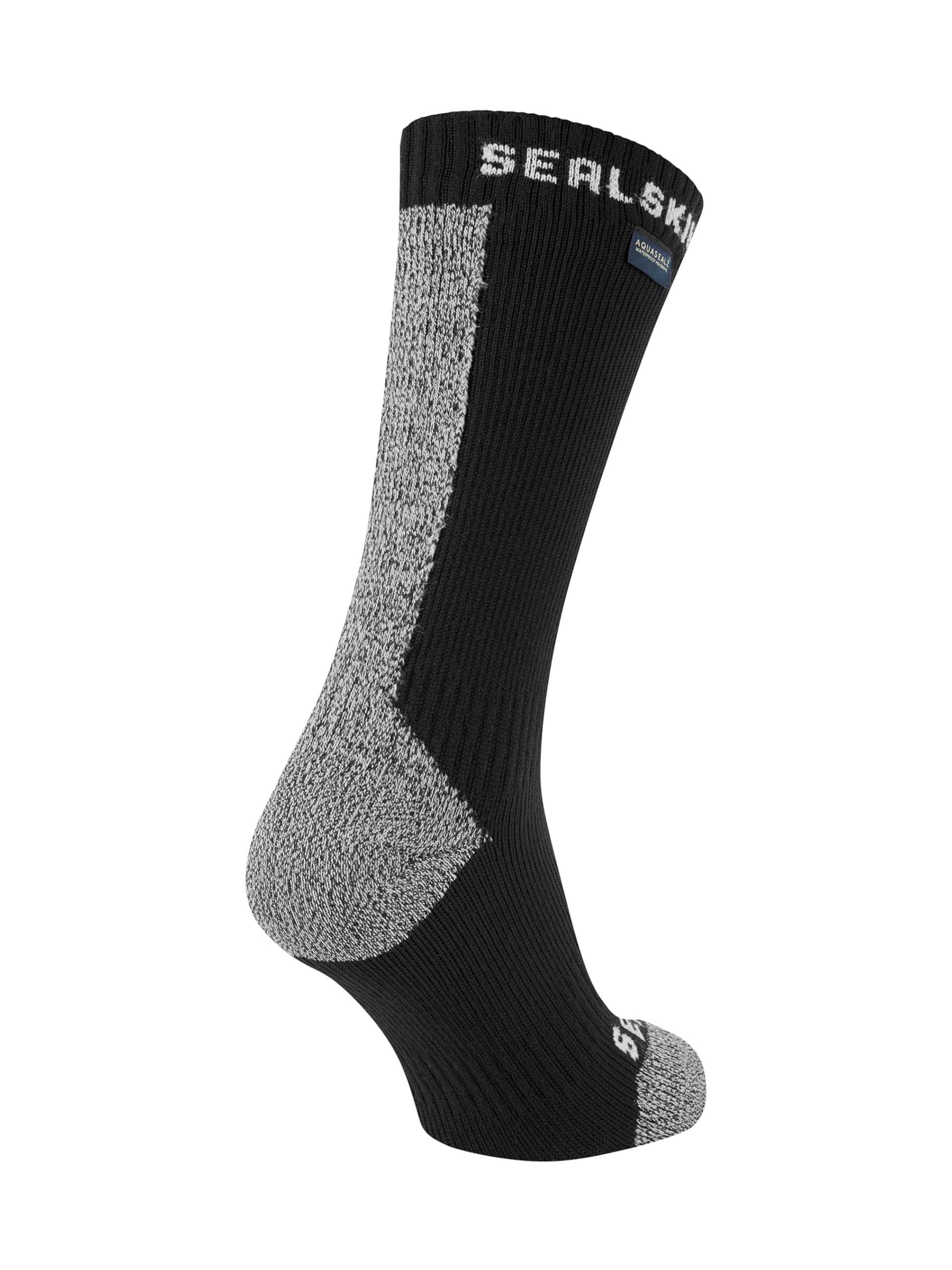 Sealskinz | Briston | Unisex Waterproof Warm Weather Mid Length Merino Wool Lined Sock | Seamless, Thin & Comfortable | Hydrostop to Block Water Penetration