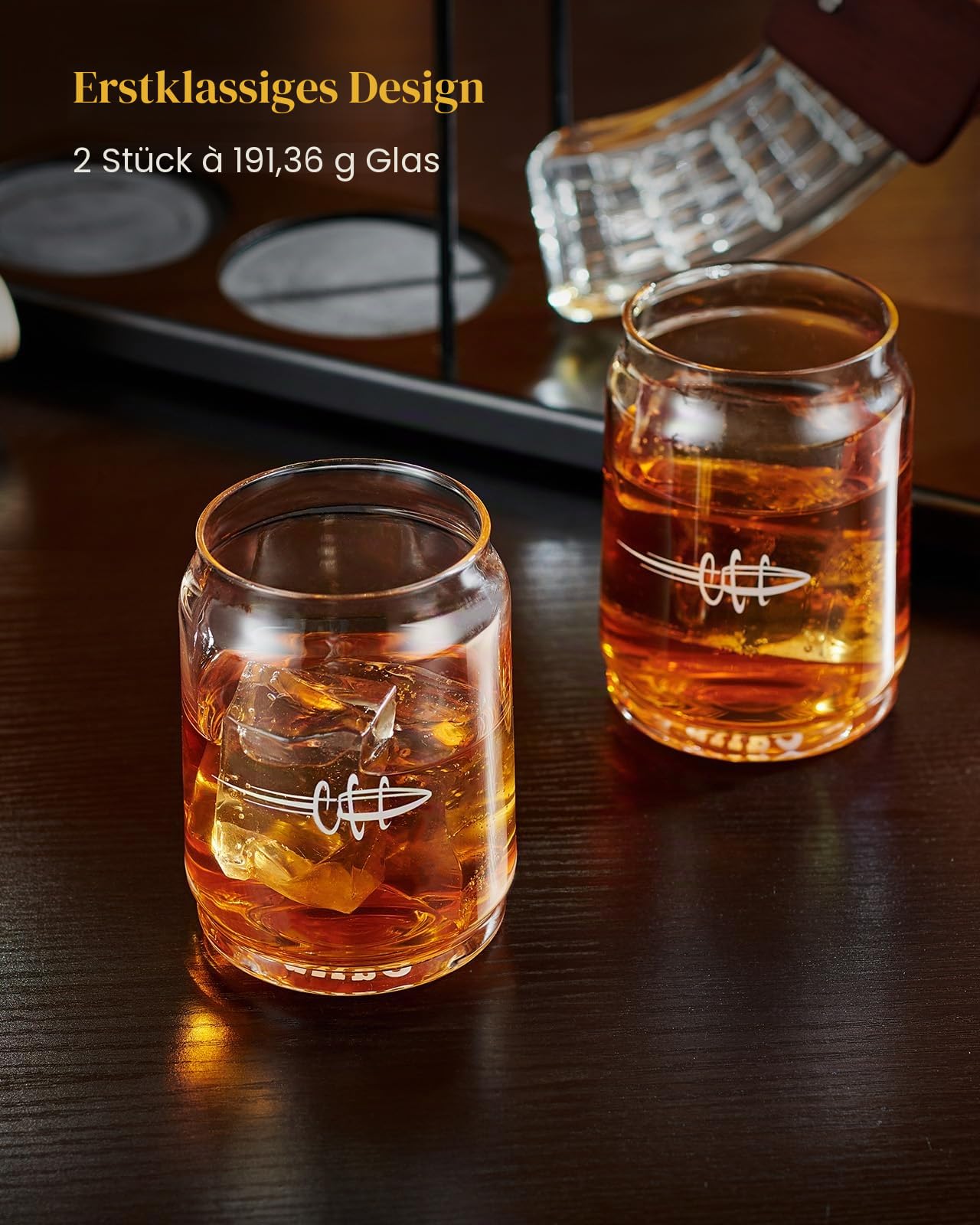 Kollea Whiskey-Dekanter-Set mit abnehmbarem Spirituosenspender, 190 ml, einzigartiges Geburtstagsgeschenk für Herren, Geschenkideen zum Valentinstag, lustiges Militär-Ruhestandsgeschenk