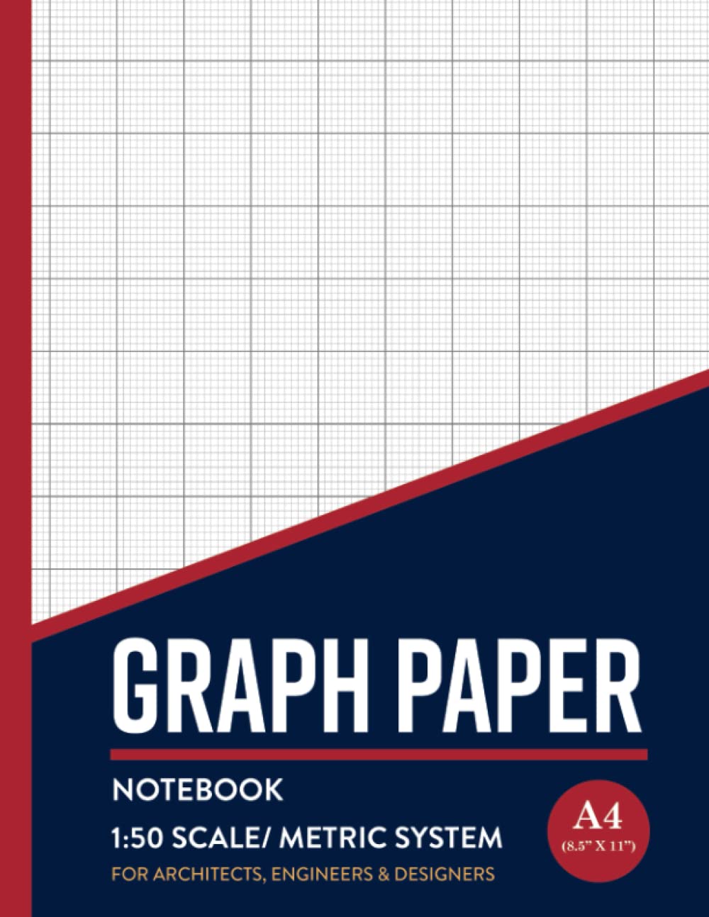 Graph Paper Notebook - 1:50 Scale/ Metric System: 2 mm Technical Drawing & Drafting Paper For Architects, Engineers & Designers