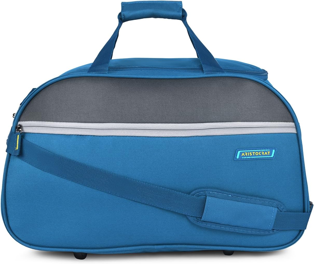 Enigma Polyester Softsided Cabin Size Duffle Bag, Blue, 52 Cm, Cabin size Softside Duffle Trolley