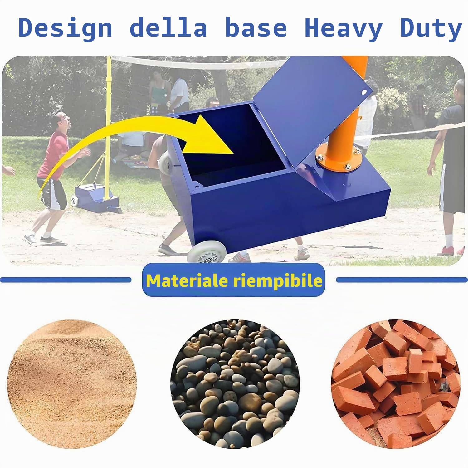Kit Completo Da Pallavolo, Set Da Pallavolo Morbido E Rete Da Badminton. Rete Premium, Con 4 Impostazioni Di Altezza E Base Con Ruote Per La Massima Trasportabilità In Qualsiasi Ambiente.