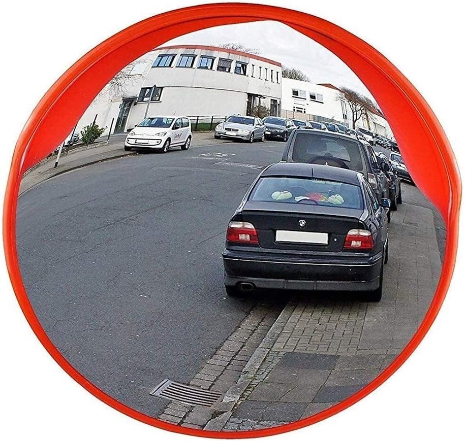 Espejo convexo de observación para vigilar el tráfico en almacén y garaje