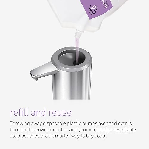 Miniatura 8 de simplehuman jabón de manos líquido hidratante de lavanda envase de repuesto de 34 onzas líquidas