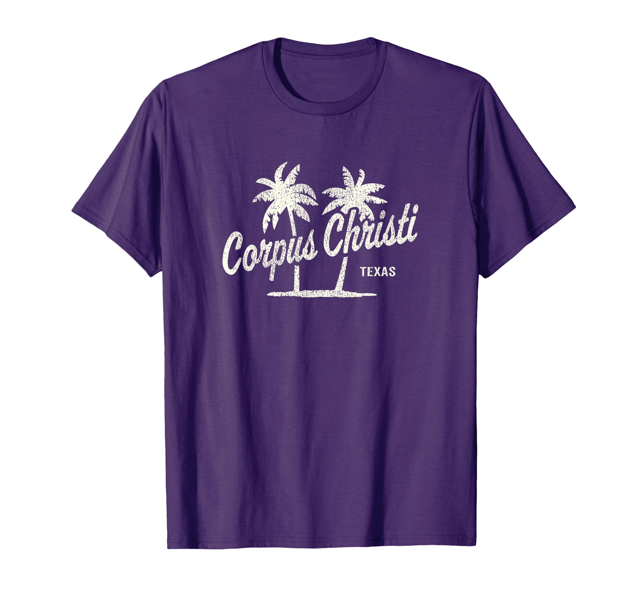 Corpus Christi Texas Vintage 70s Palm Trees Graphic T-Shirt
