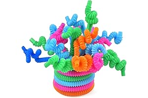 24-Pack Pop Tubes: Sensory Exploration and Educational Fun for Kids