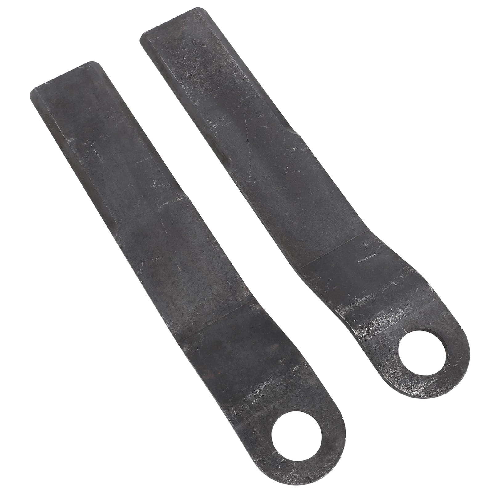 KIMISS Juego de 2 Cuchillas de Repuesto para Cortacésped, Hechas de Acero AR400 de Alto Espesor, 2 3/8 Pulgadas de Diámetro, Totalmente Compatibles con Las Principales Marcas como ASV,