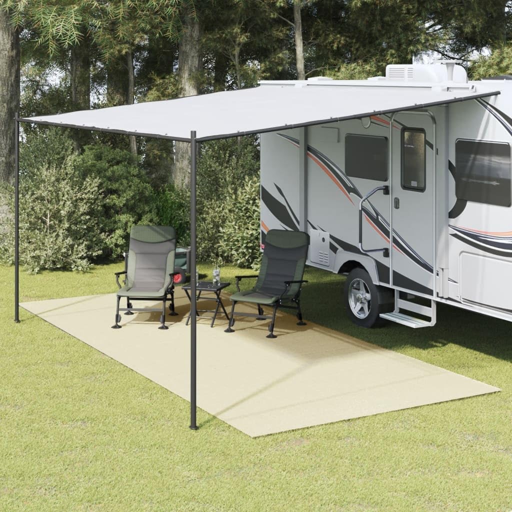 Tapis de tente anthracite x en polyester, léger et durable pour une utilisation en extérieur, convient comme support pour tente de camping, randonnée, bâche de sol et accessoires de tente