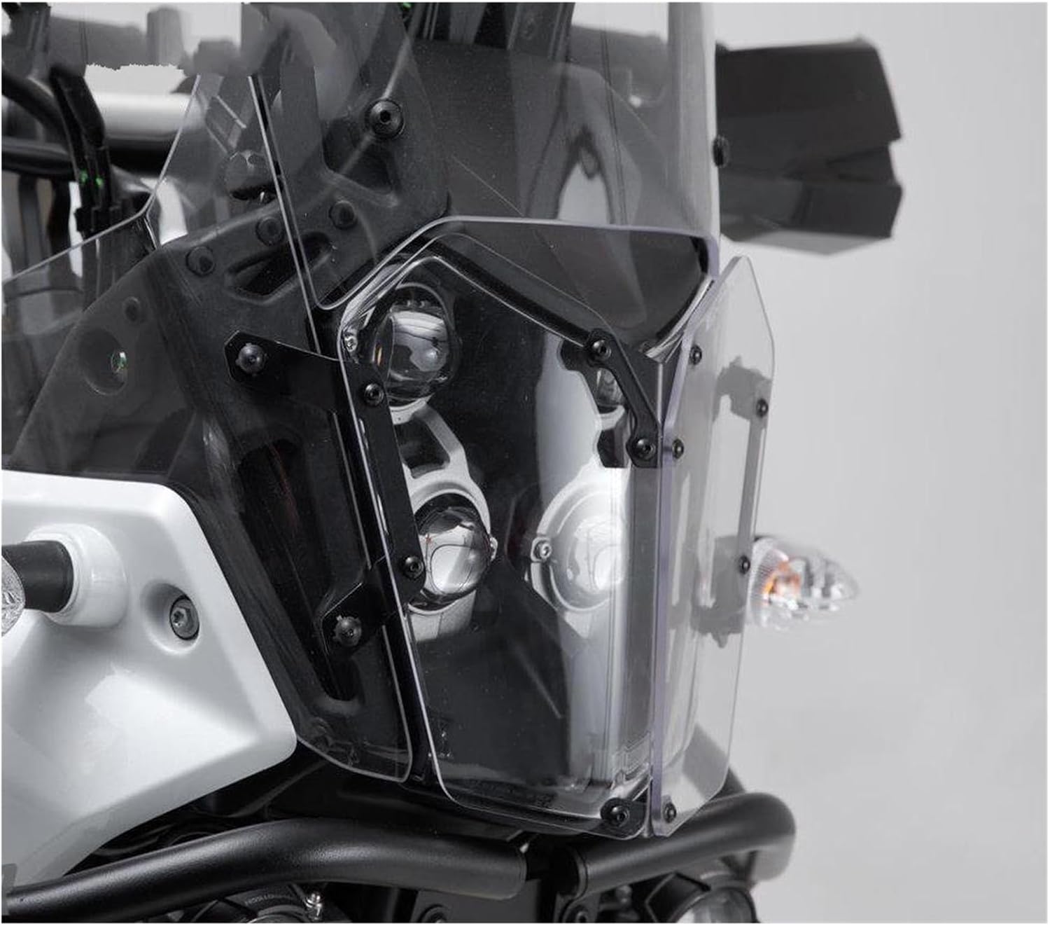 LCARY Headlight Grill Guard Motorcycle Acrylic Headlight Protector