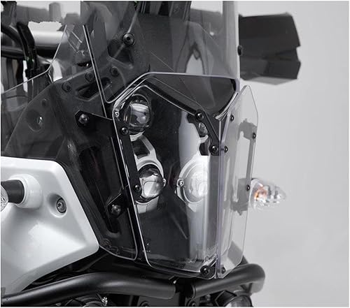 Miniatura 2 de LCARY Headlight Grill Guard Motorcycle Acrylic Headlight Protector Grille Guard Cover for T&enere 700 Tenere700 XTZ700 XTZ690 for XTZ 690 700 for