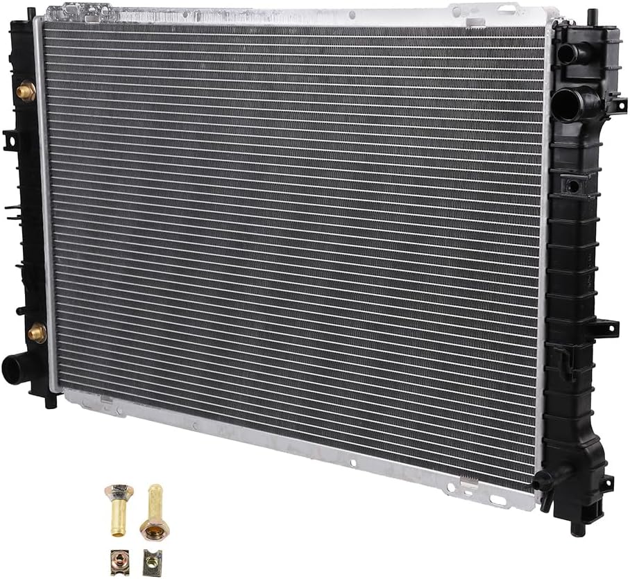 Aluminum Radiator Compatible with 2001-2007 for Ford Escape 3.0L 2001-2006 for Mazda Tribute 3.0L 2005-2007 for Mercury Mariner 3.0L Engine Radiator replace 2307 6L8Z8005LA AJ0315200A