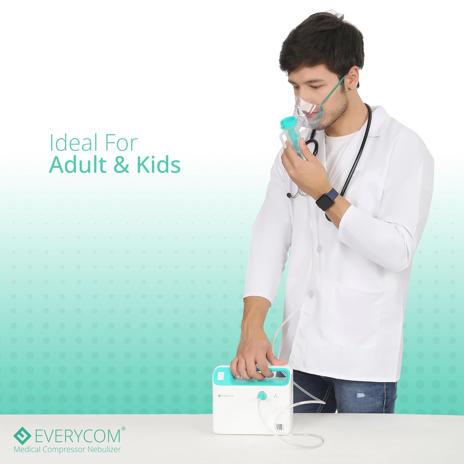 Everycom Vayu A15 Compressor Nebulizer for Adult and Kids Everycom Vayu A15 Compressor Nebulizer for Adult and Kids