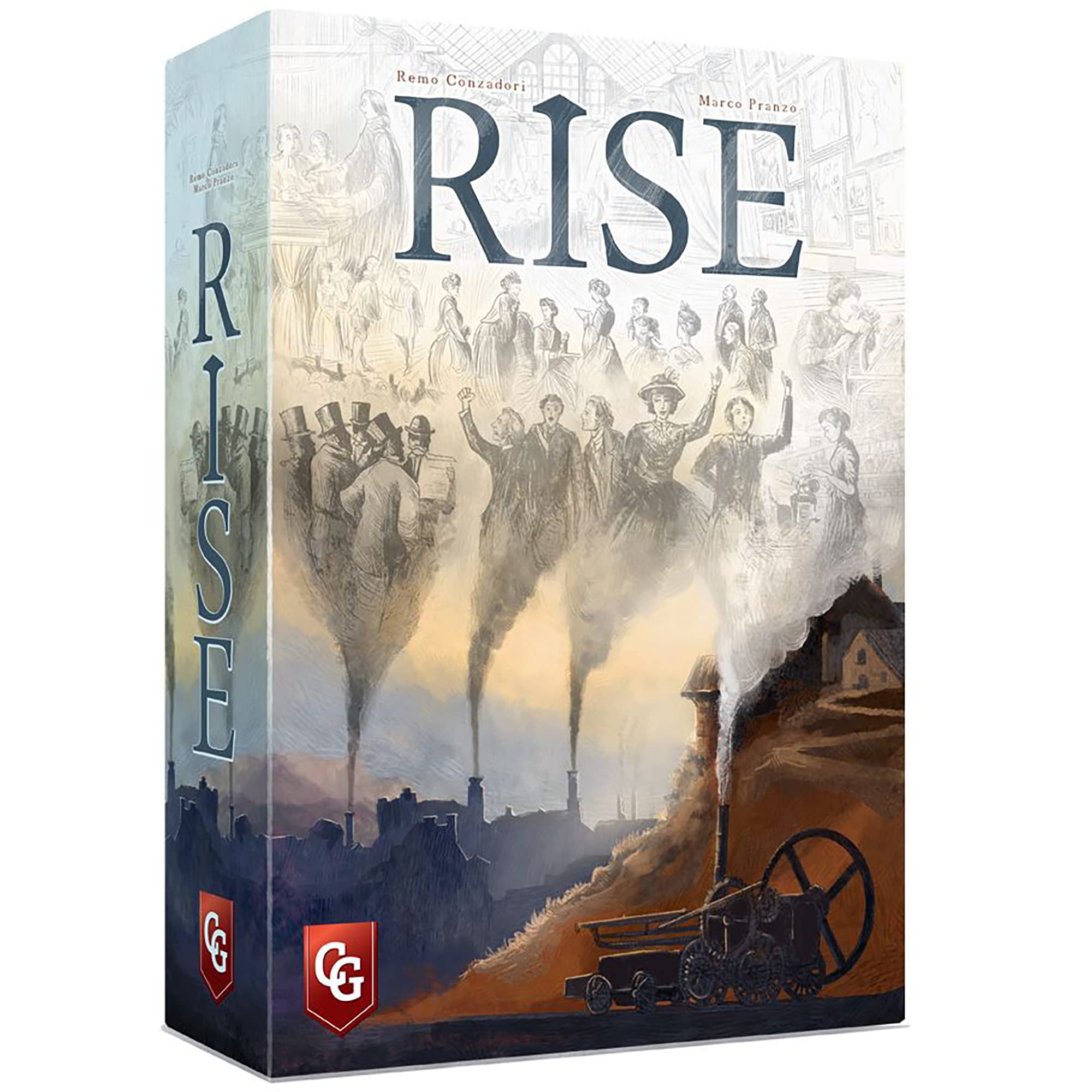 Rise - Capstone Games, City Building Game, Ages 14+, 2-4 Players, 60 Mins
