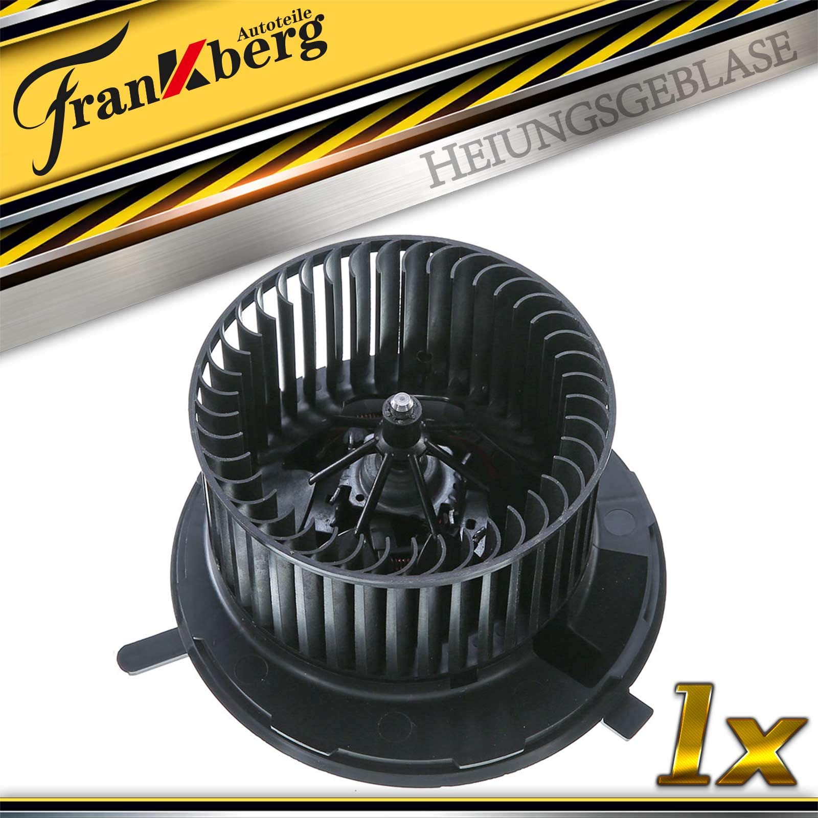 Frankberg Motore del ventilatore Ventilatore del riscaldamento Compatibile con Golf VI 5K1 Golf V 1K1 Golf Plus 521 5M1 Golf VI Variante AJ5 Yeti 5L Replace# 700182