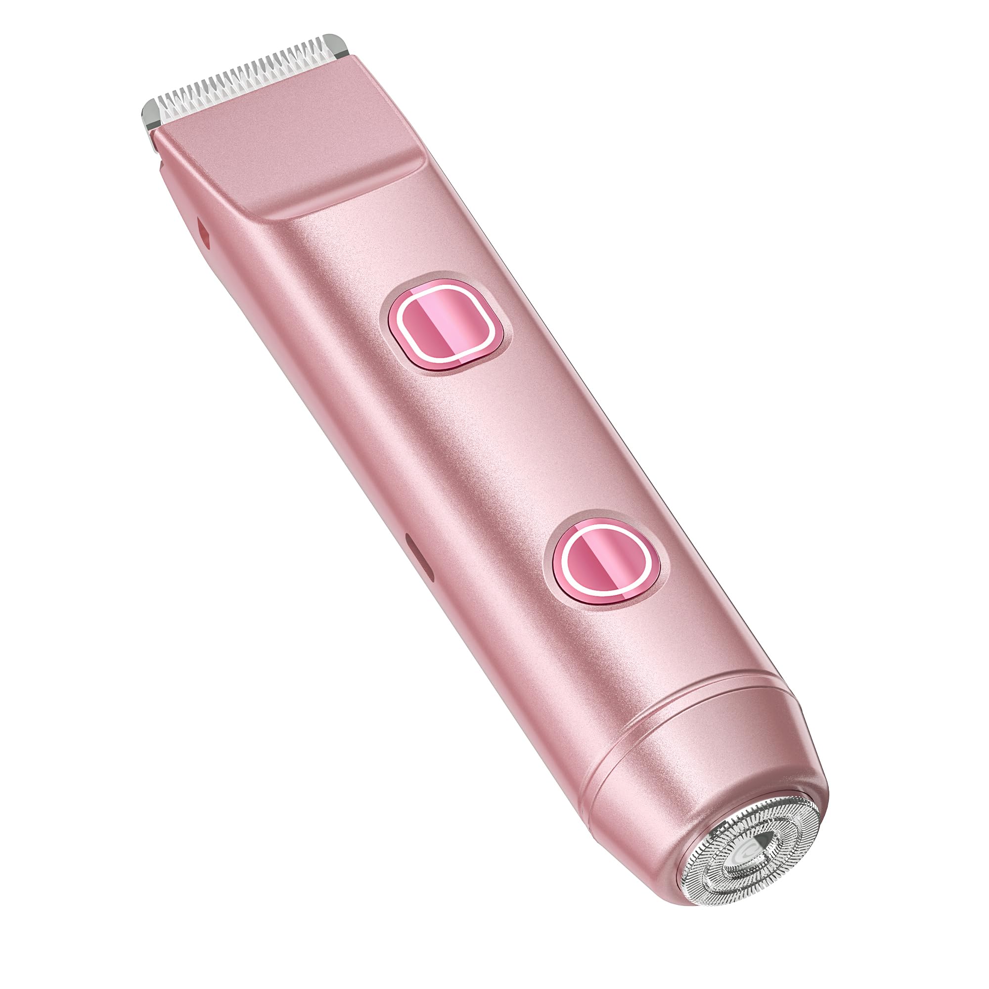 Cordless Electric Razor for Women, Bikini Trimmer with Skin-Friendly Ceramic Blades for Painless Facial and Body Hair Removal