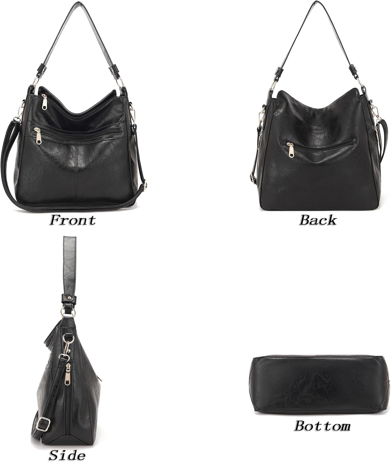 Purses For Women Handbags And Wallet Set Large Hobo Crossbody Bag Ladies Purse Totes 4 PCS | And Wallet Set, Large, Ladies Purse, 4 PCS - Image 4