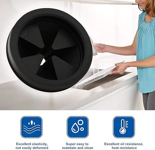 Miniatura 3 de Eliminación de basura, protector contra salpicaduras, deflector de fregadero, accesorios para desechos de alimentos para modelos Wasting King,